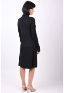 Dress Selected Slfottilia Short Roll Neck Black
